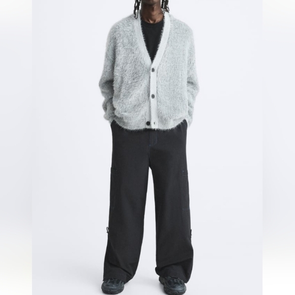 Zara Men's Technical Cargo Pants